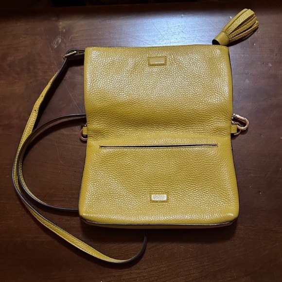 Tory Burch Yellow Crossbody Bag - Picture 3 of 5